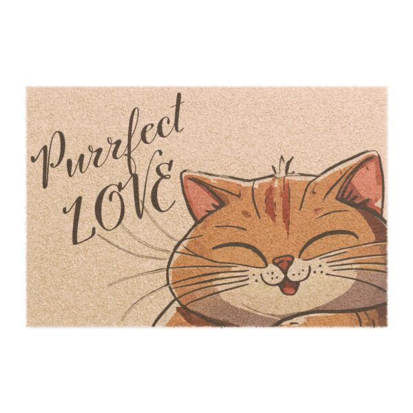 Purrfect Love Kitty Doormat - Image 3