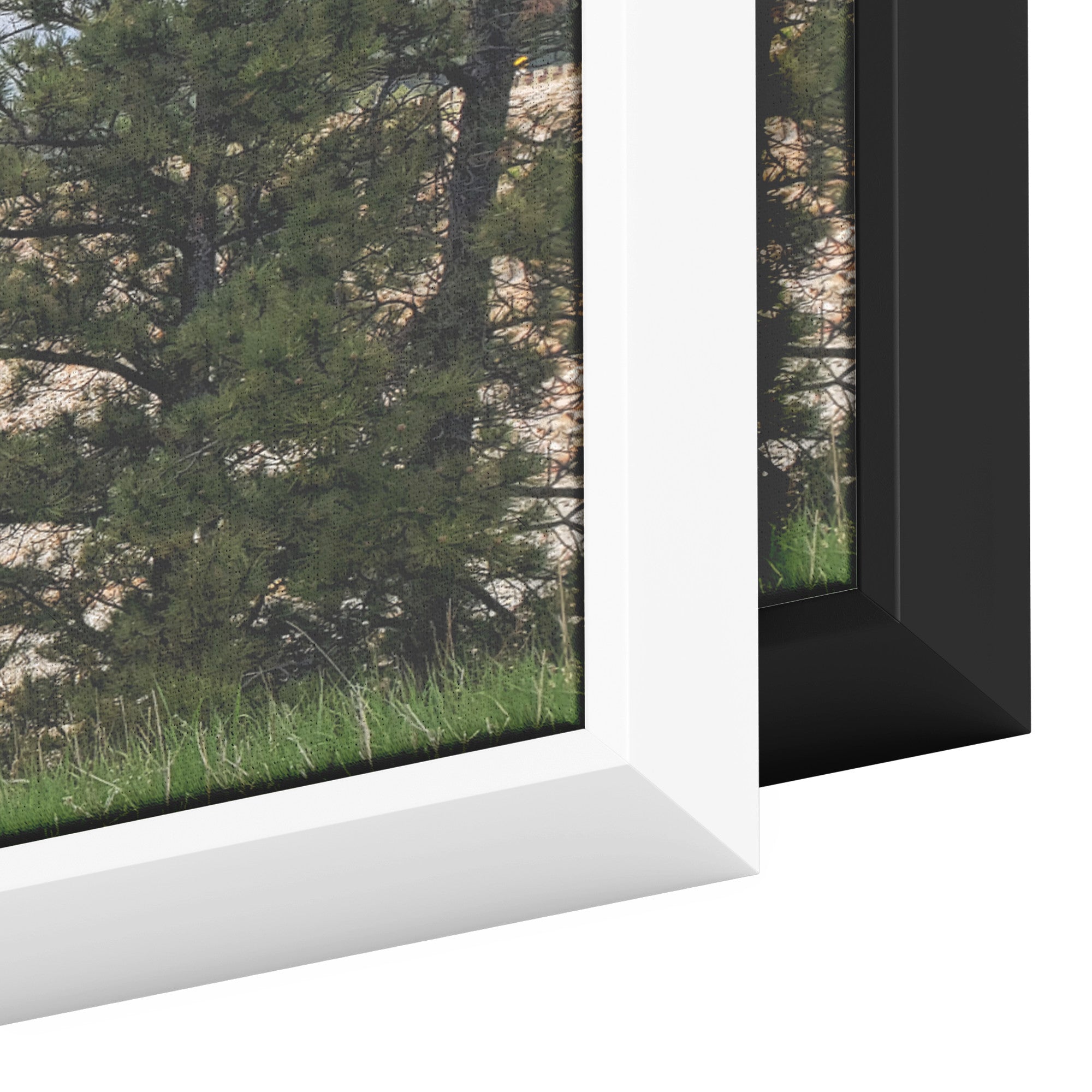 Beautiful South Dakota Lake Matted Canvas - Image 6