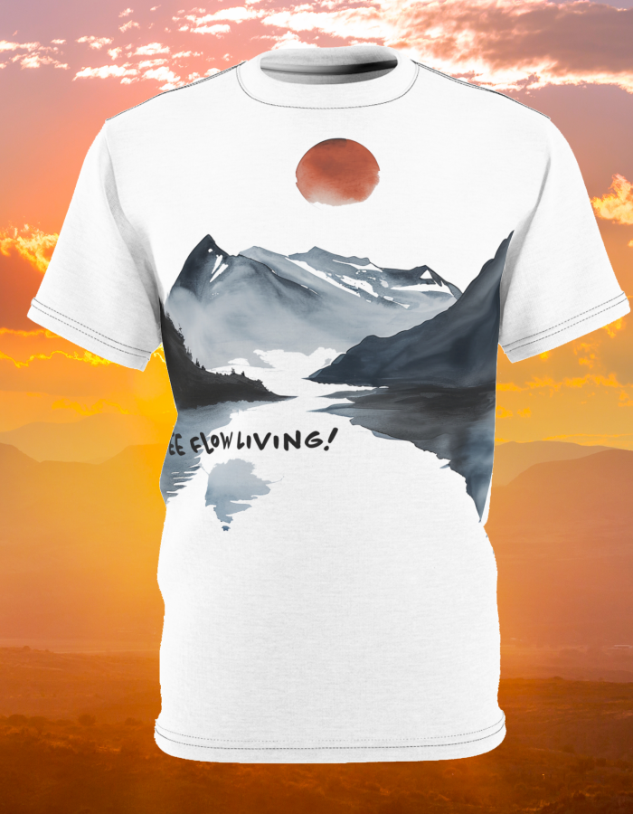 Free Flow Living – Unisex Cut & Sew Tee