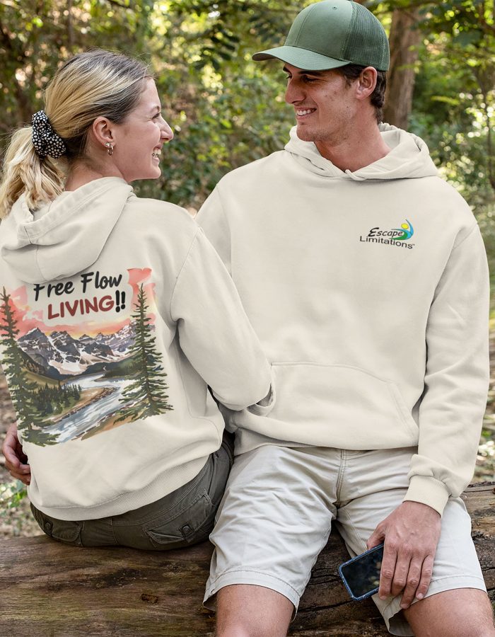 Free Flow Living – Unisex Heavy Blend™ Hooded Sweatshirt