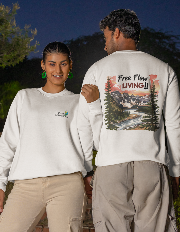 Free Flow Living – Unisex Heavy Blend™ Crewneck Sweatshirt